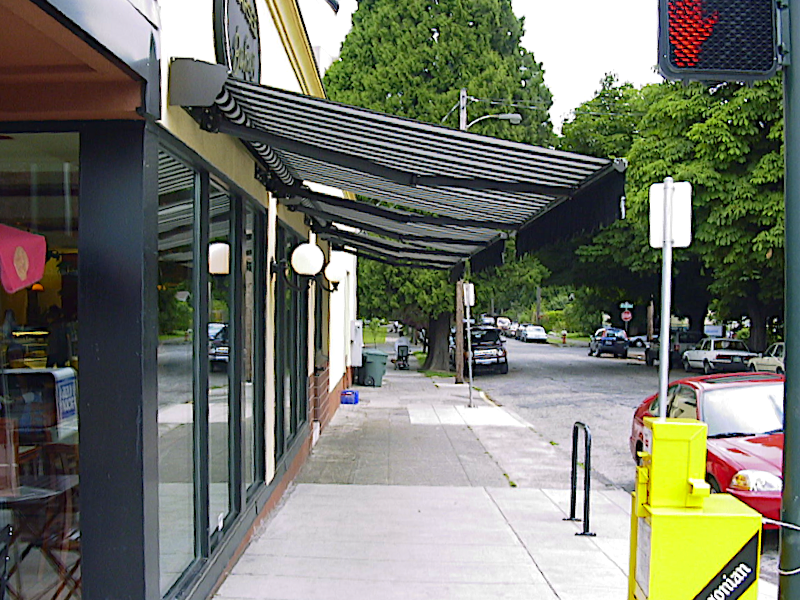 COMMERCIAL RETRACTABLE AWNINGS Waagmeester Awnings & Sun Shades